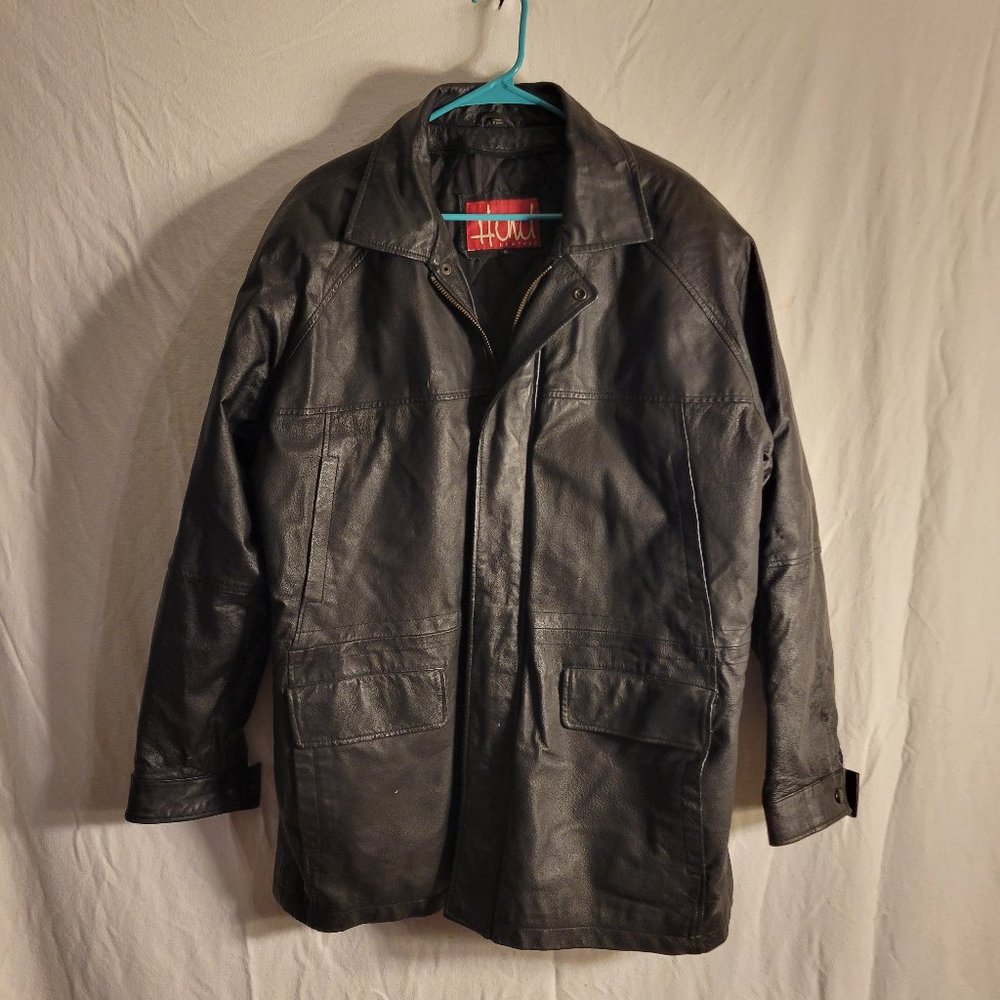 Leather Coat by Hind ---ITEM #1455